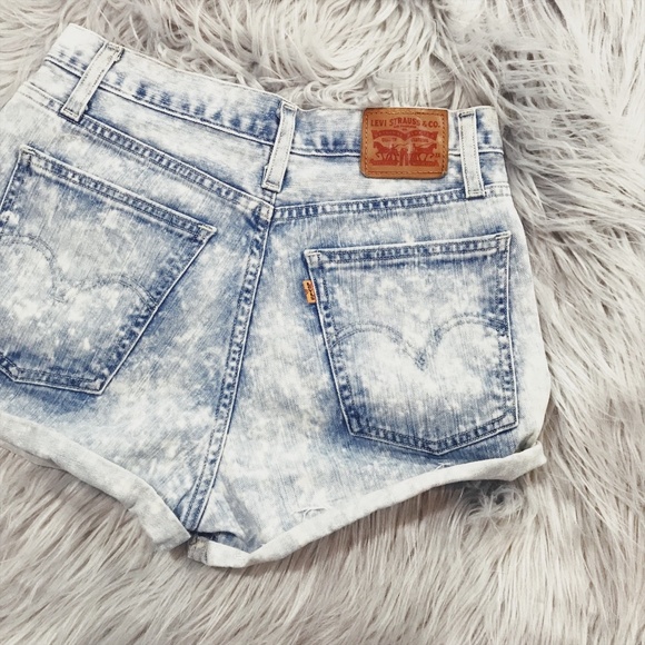 LEVI Strauss Denim High Rise Shorts - Picture 4 of 6
